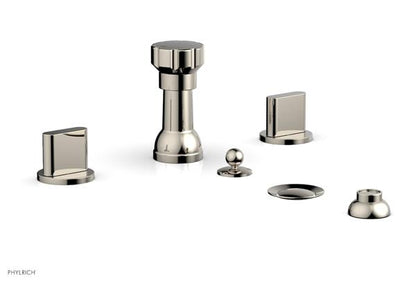 Phylrich - Rond Four Hole Bidet Set - Blade Handle