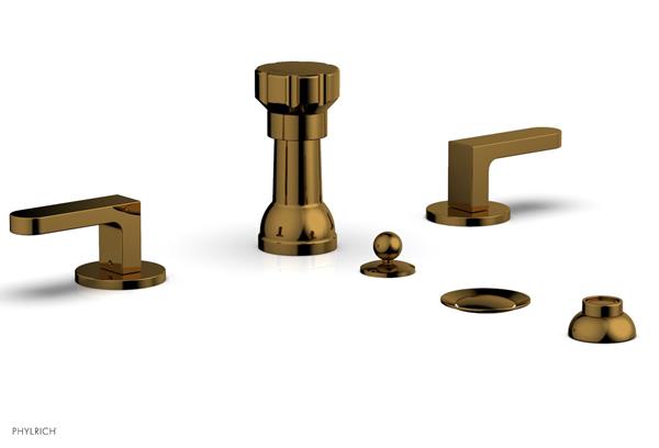 Phylrich - Rond Four Hole Bidet Set - Lever Handle
