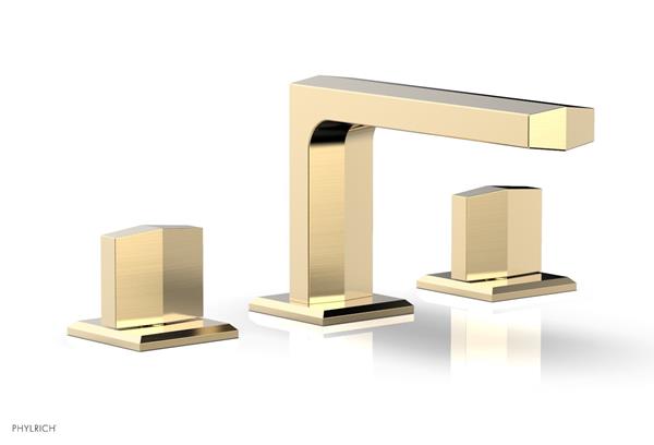 Phylrich - Diama Widespread Faucet Low Spout - Blade Handles