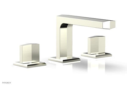 Phylrich - Diama Widespread Faucet Low Spout - Blade Handles