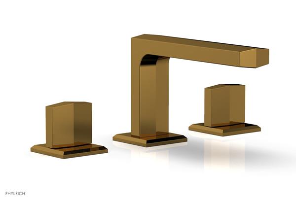 Phylrich - Diama Widespread Faucet Low Spout - Blade Handles