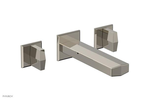 Phylrich - Diama Wall Lavatory Set - Blade Handles