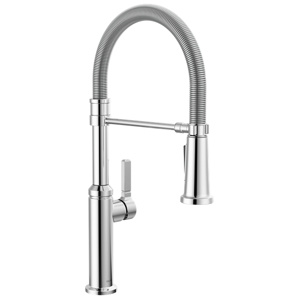 Delta - Rhett Single Handle Pull-Down Kitchen Faucet With Spring Spout