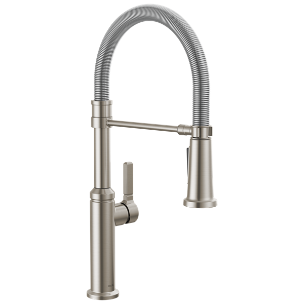 Delta - Rhett Single Handle Pull-Down Kitchen Faucet With Spring Spout