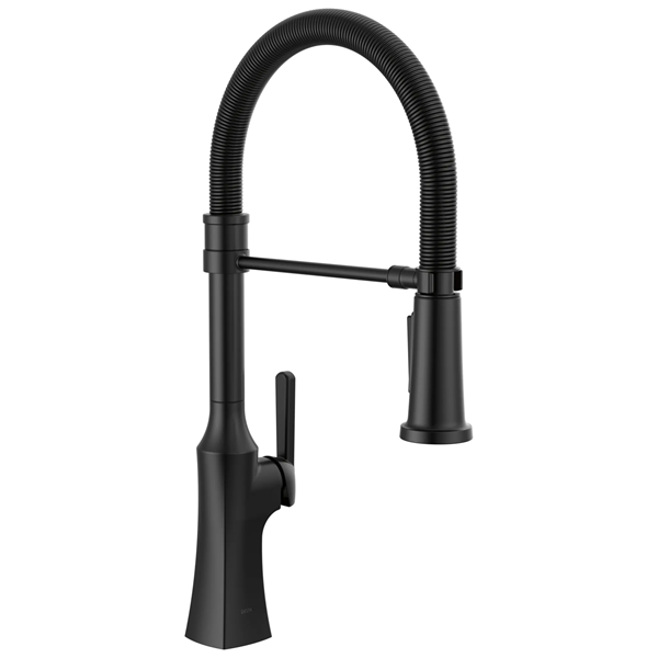 Delta - Ermelo Single Handle Pull-Down Kitchen Faucet With Spring Spout