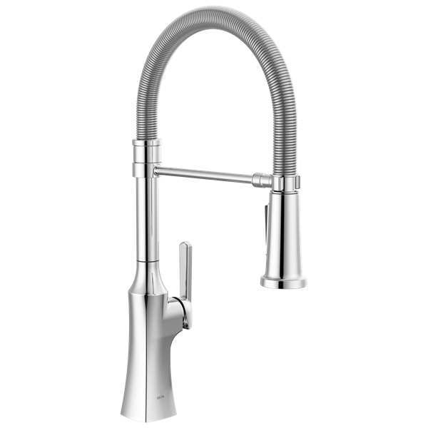 Delta - Ermelo Single Handle Pull-Down Kitchen Faucet With Spring Spout