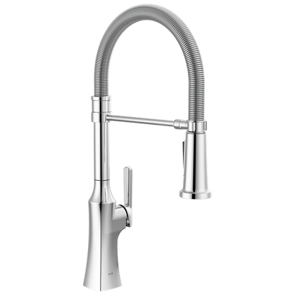 Delta - Ermelo Single Handle Pull-Down Kitchen Faucet With Spring Spout