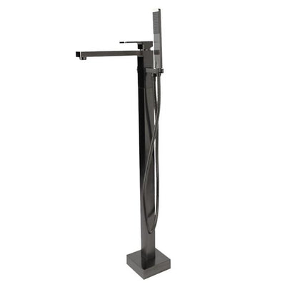Lacava - Eleganza Floor Standing Single Hole Tub Filler With One Lever Handle, Two Way Diverter