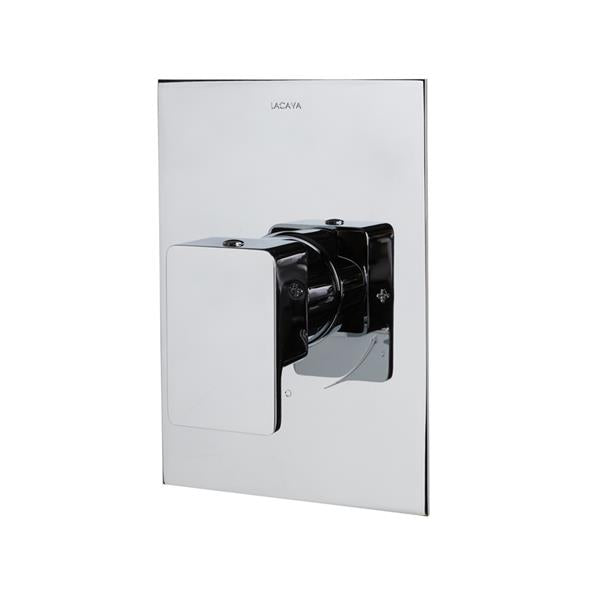 Lacava - Eleganza Eleganza Trim - Built-In Progressive Pressure Balancing Mixer With A Lever Handle And Squared Backplate