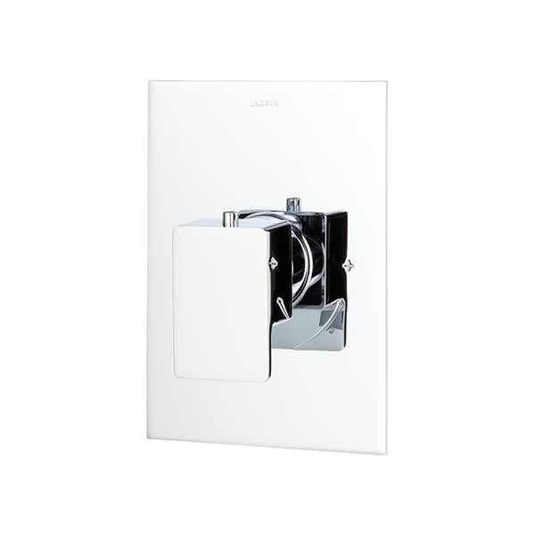 Lacava - Eleganza Trim Only - Thermostatic Valve Gpm 10 (60Psi) With Rectangular Back Plate And Lever Handle