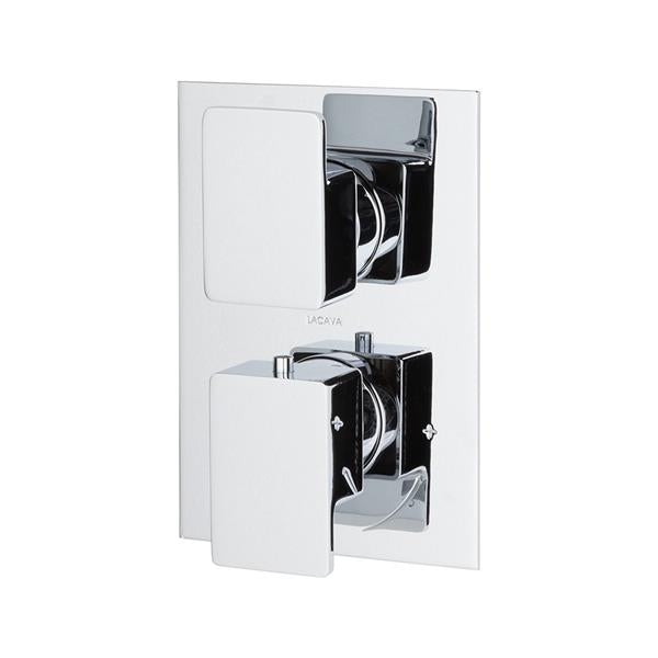 Lacava - Eleganza Trim Only - Thermostatic Valve W/2 Way Diverter + Off, Gpm 8.5 (60Psi)