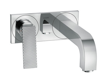 Hansgrohe - Axor Citterio Wall-Mounted Single-Handle Faucet Trim with Base Plate- Rhombic Cut, 1.2 GPM