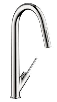 Hansgrohe - Axor Starck HighArc Kitchen Faucet 2-Spray Pull-Down, 1.75 GPM