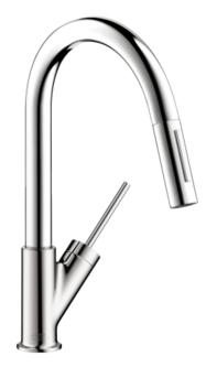 Hansgrohe - Axor Starck Prep Kitchen Faucet 2-Spray Pull-Down, 1.75 GPM