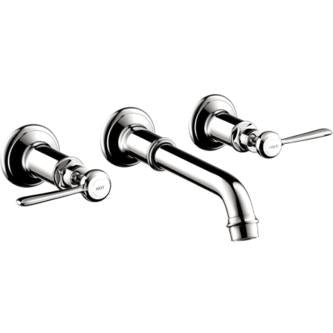 Hansgrohe - Axor Montreux Wall-Mounted Widespread Faucet Trim with Lever Handles, 1.2 GPM