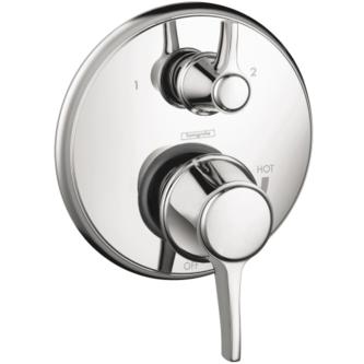 Hansgrohe - Ecostat Classic Pressure Balance Trim with Diverter, Round