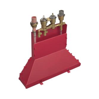 Hansgrohe - Axor Rough, 4-Hole Thermostatic Roman Tub Set
