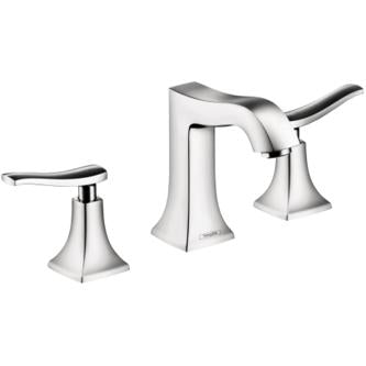 Hansgrohe - Metris C Widespread Faucet 100 with Pop-Up Drain, 1.2 GPM