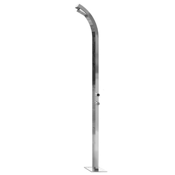 Jaclo - Arc Column Allegro Outdoor Shower Column- Floor Install