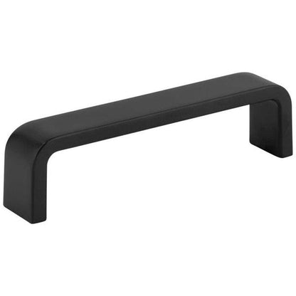 Elements - 4 Inch Center-to-Center Brushed Chrome Square Asher Cabinet Pull
