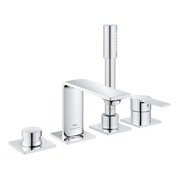 Grohe - Allure 4-Hole Single-Handle Deck Mount Roman Tub Faucet With 1.75 GPM Hand Shower