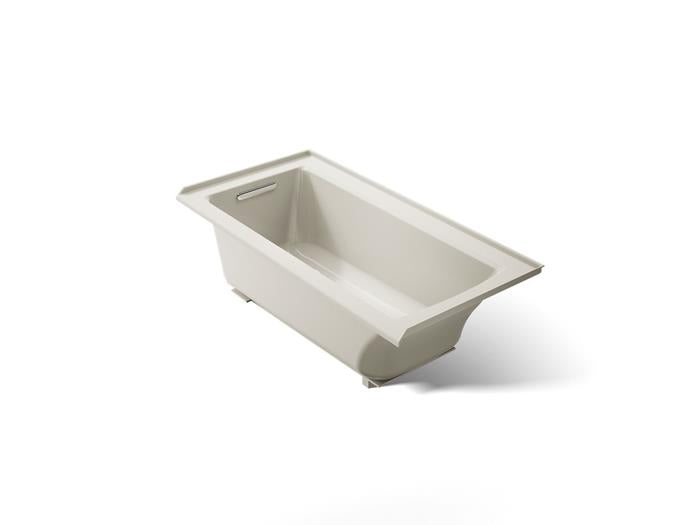 Kohler - Archer Bask 60 X 30 Inch Alcove Bath With Bask Heated Surface, Left Drain