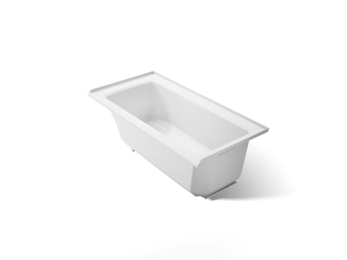 Kohler - Archer Bask 60 X 30 Inch 3Alcove Bath With Bask Heated Surface, Right Drain
