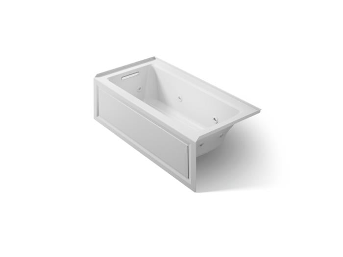 Kohler - Archer 60 X 30 Inch Alcove Heated Whirlpool Bath With Integral Apron