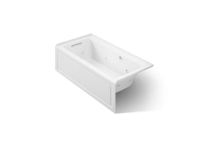 Kohler - Archer 60 X 30 Inch Alcove Whirlpool Bath With Bask Heated Surface And Integral Apron
