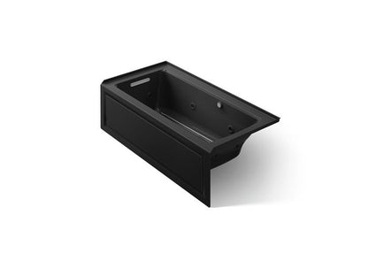 Kohler - Archer 60 X 30 Inch Alcove Whirlpool Bath With Bask Heated Surface And Integral Apron