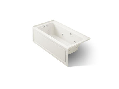 Kohler - Archer 60 X 30 Inch Alcove Whirlpool Bath With Bask Heated Surface And Integral Apron