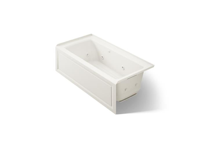 Kohler - Archer 60 X 30 Inch Alcove Heated Bubblemassage Air Bath And Whirlpool, W/Integral Apron