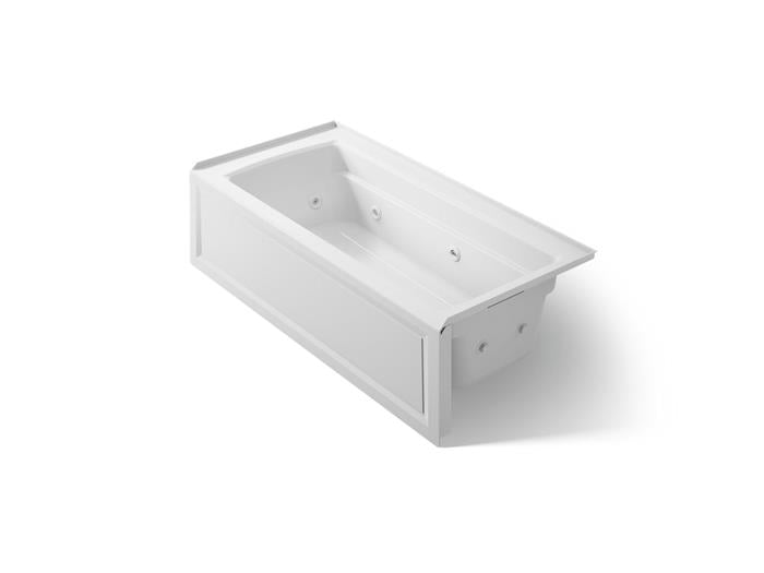 Kohler - Archer 66 X 32 Inch Alcove Heated Whirlpool Bath With Integral Apron