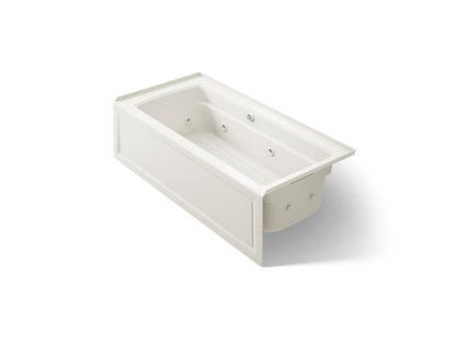 Kohler - Archer 66 X 32 Inch Alcove Whirlpool Bath With Bask Heated Surface And Integral Apron