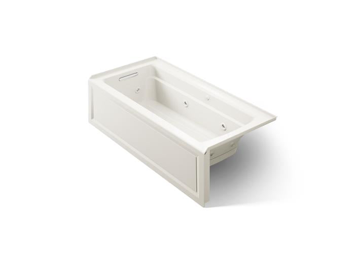 Kohler - Archer 66 X 32 Inch Alcove Heated Bubblemassage Air Bath And Whirlpool, W/Integral Apron