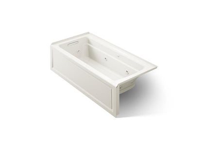 Kohler - Archer 66 X 32 Inch Alcove Heated Bubblemassage Air Bath And Whirlpool, W/Integral Apron