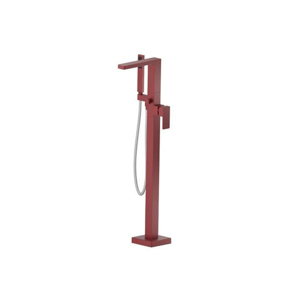 Flusso - Freestanding Floor Mount Bathtub / Tub Filler With Hand Shower