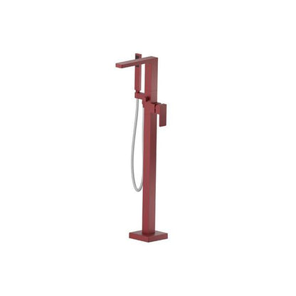 Flusso - Freestanding Floor Mount Bathtub / Tub Filler With Hand Shower