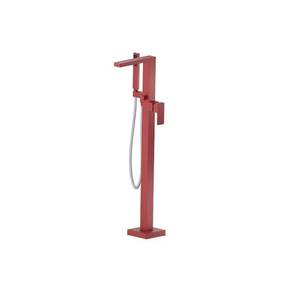 Flusso - Freestanding Floor Mount Bathtub / Tub Filler With Hand Shower
