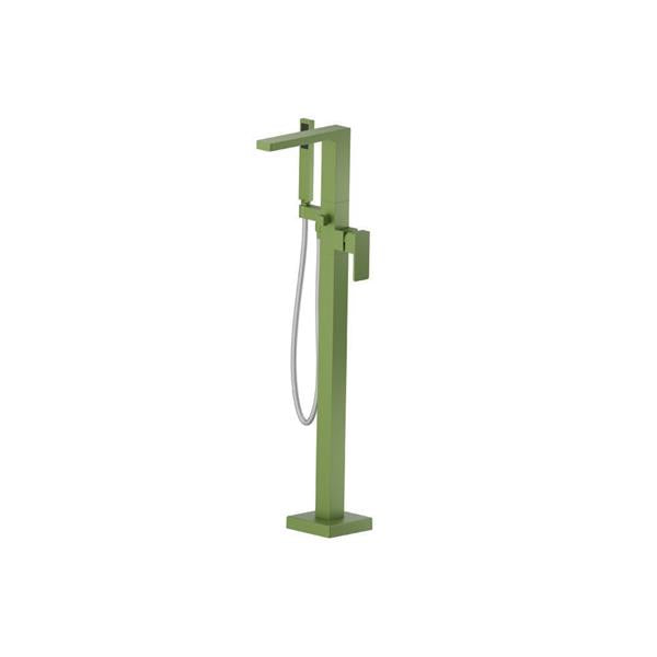 Flusso - Freestanding Floor Mount Bathtub / Tub Filler With Hand Shower