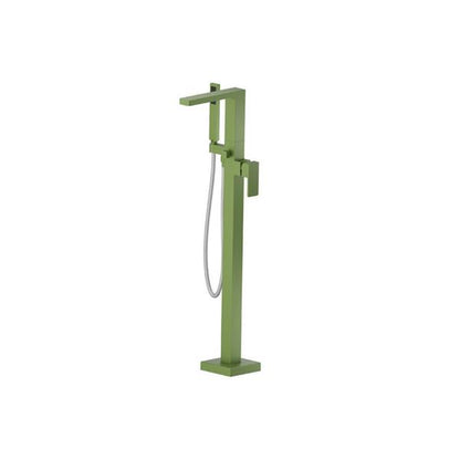 Flusso - Freestanding Floor Mount Bathtub / Tub Filler With Hand Shower