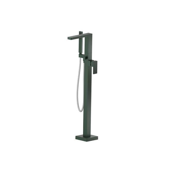Flusso - Freestanding Floor Mount Bathtub / Tub Filler With Hand Shower