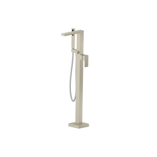 Flusso - Freestanding Floor Mount Bathtub / Tub Filler With Hand Shower