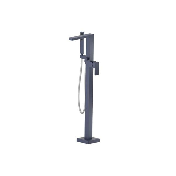 Flusso - Freestanding Floor Mount Bathtub / Tub Filler With Hand Shower