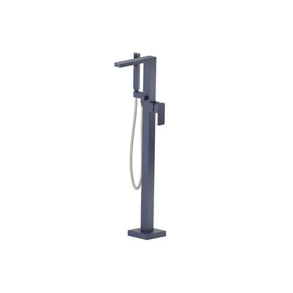 Flusso - Freestanding Floor Mount Bathtub / Tub Filler With Hand Shower