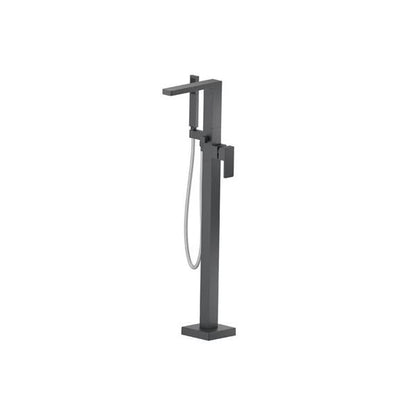Flusso - Freestanding Floor Mount Bathtub / Tub Filler With Hand Shower
