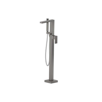 Flusso - Freestanding Floor Mount Bathtub / Tub Filler With Hand Shower
