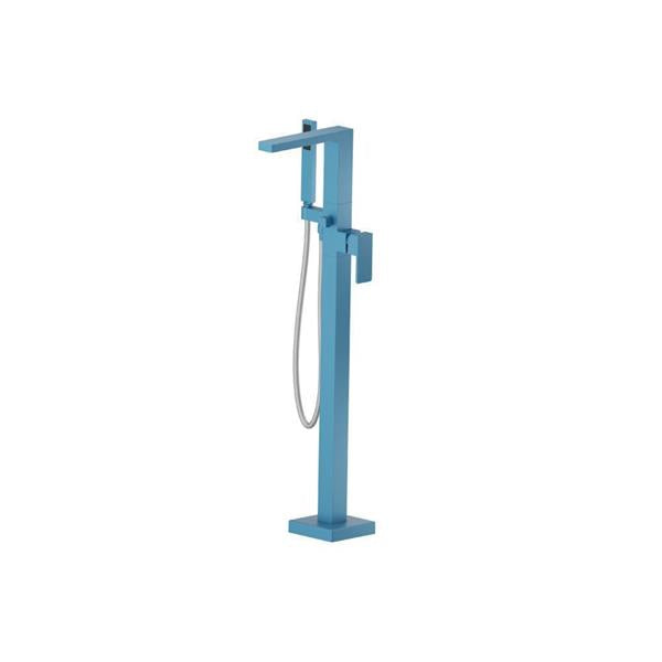 Flusso - Freestanding Floor Mount Bathtub / Tub Filler With Hand Shower