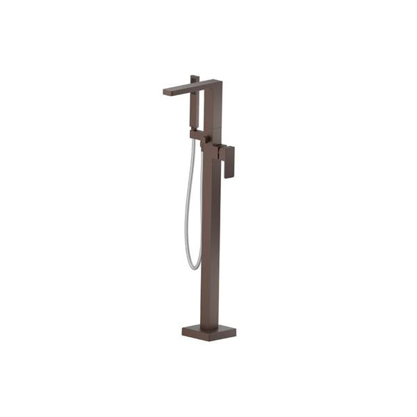 Flusso - Freestanding Floor Mount Bathtub / Tub Filler With Hand Shower