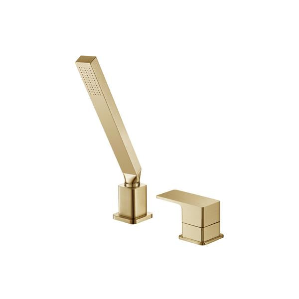 Flusso - Deck Diverter With Holder & Hose